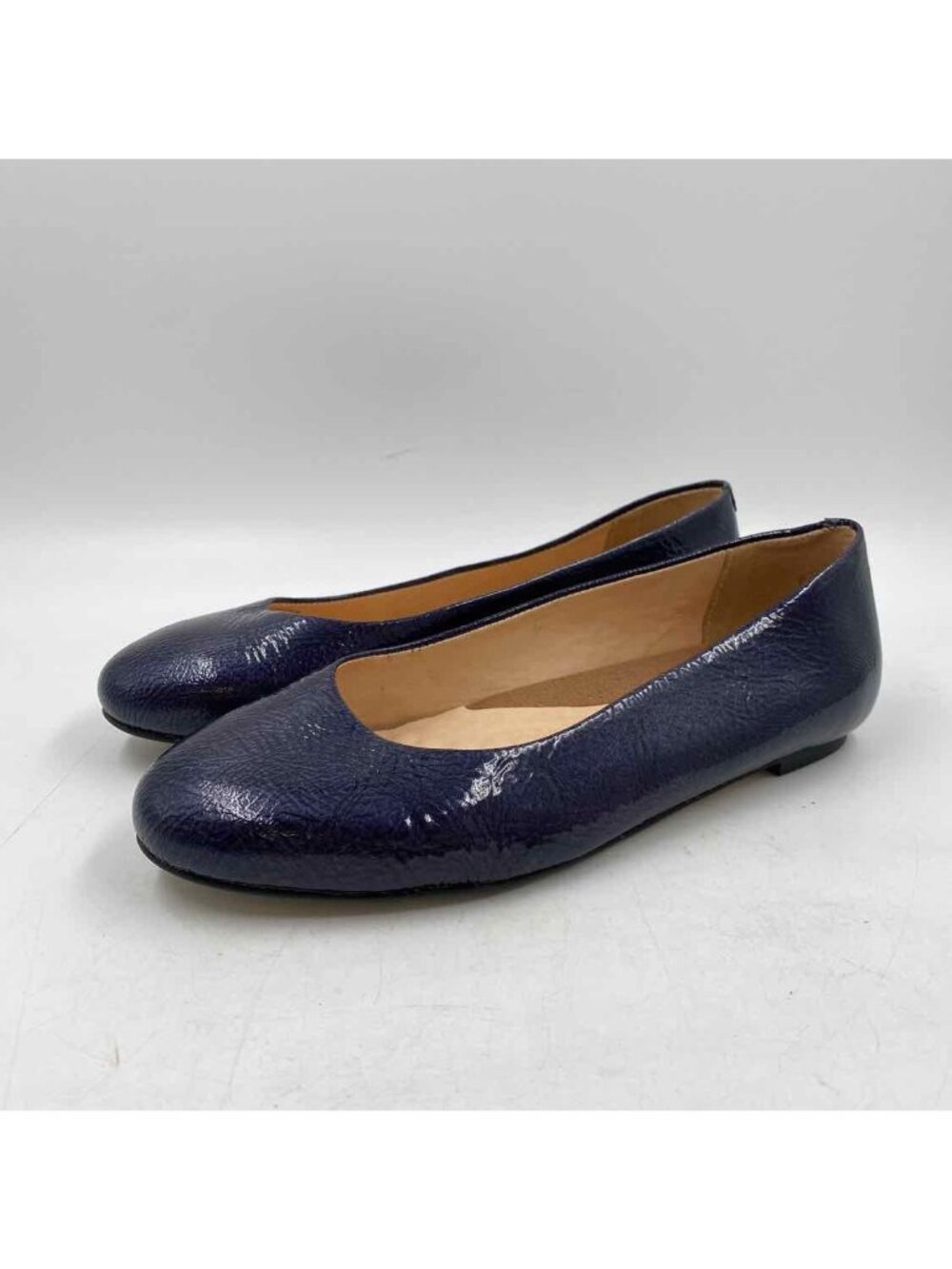 Walking Cradles Leather Women's Shoe Size 7 indigo Textured Flats